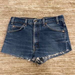 Vintage 70's Levi's 517 Cutoff Jean Shorts